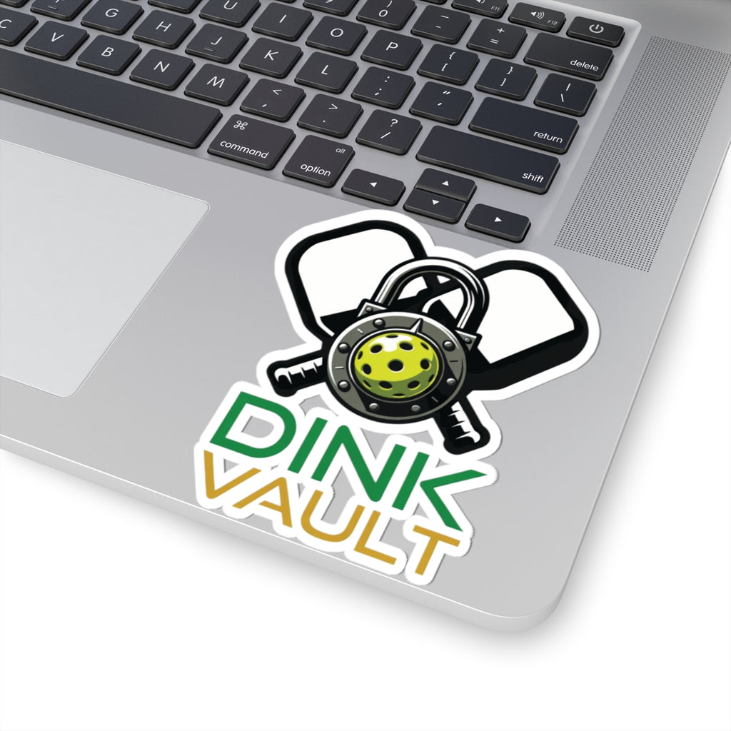 Dink Vault Pickleball Sticker — Kiss-Cut Waterproof Decal