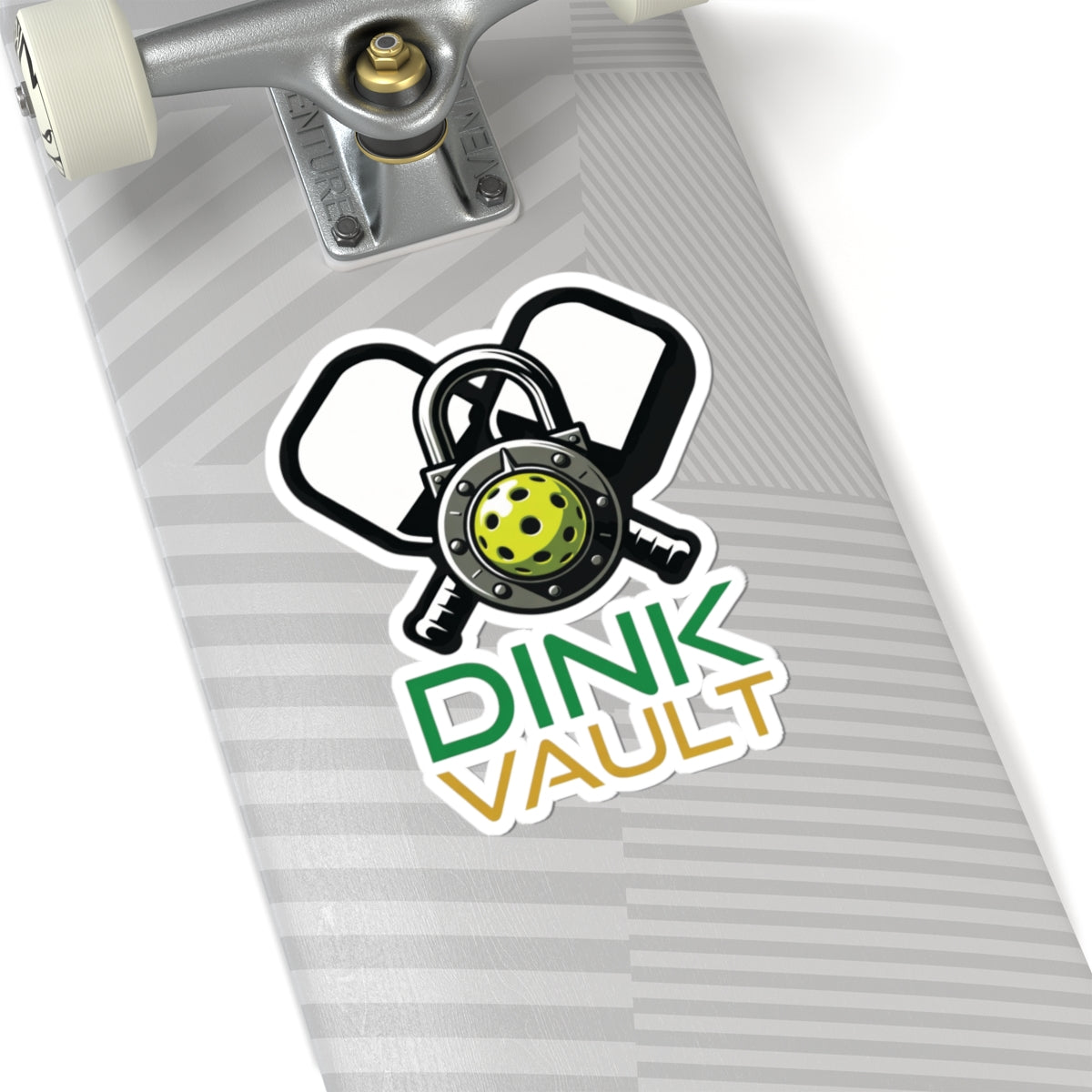 Dink Vault Pickleball Sticker — Kiss-Cut Waterproof Decal