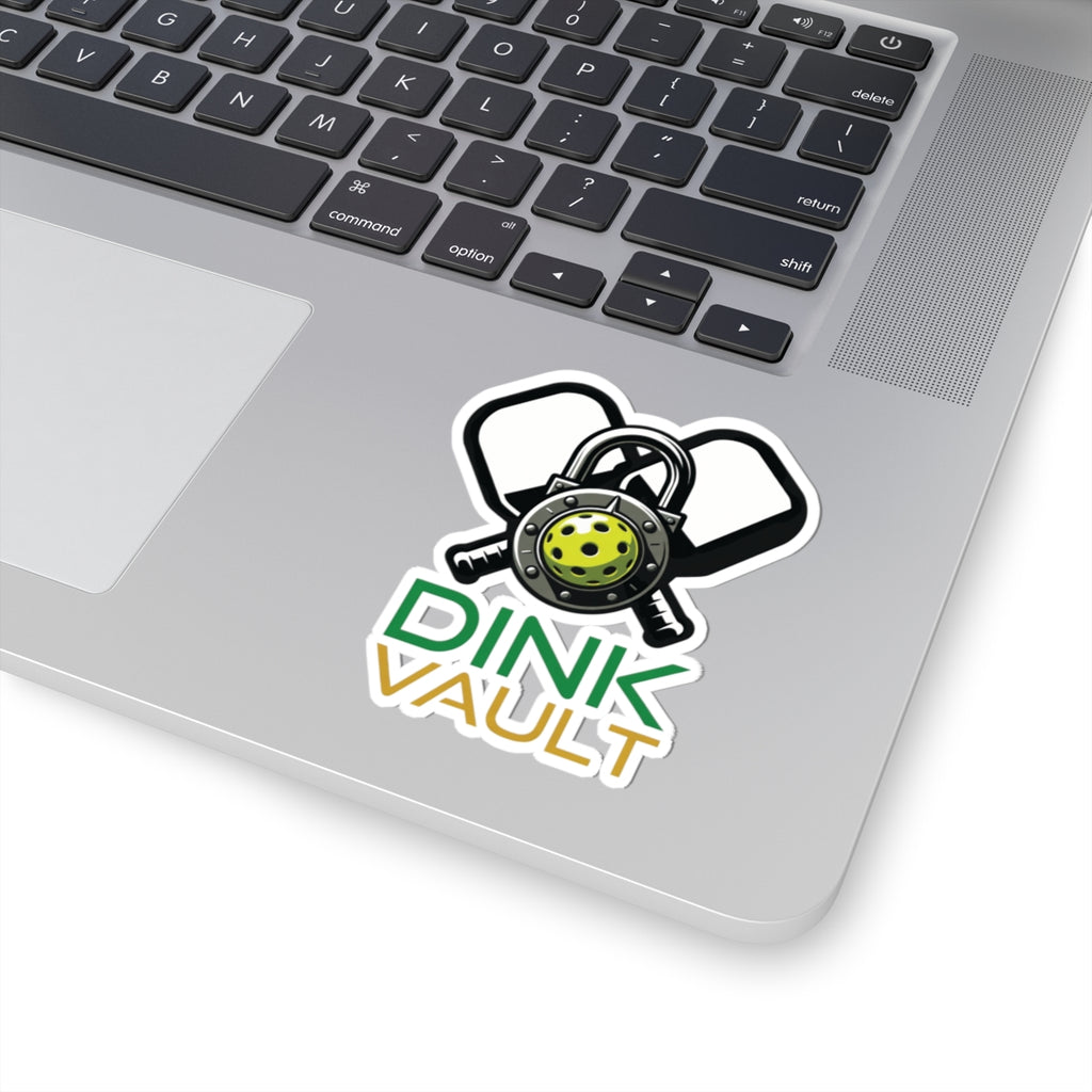Dink Vault Pickleball Sticker — Kiss-Cut Waterproof Decal