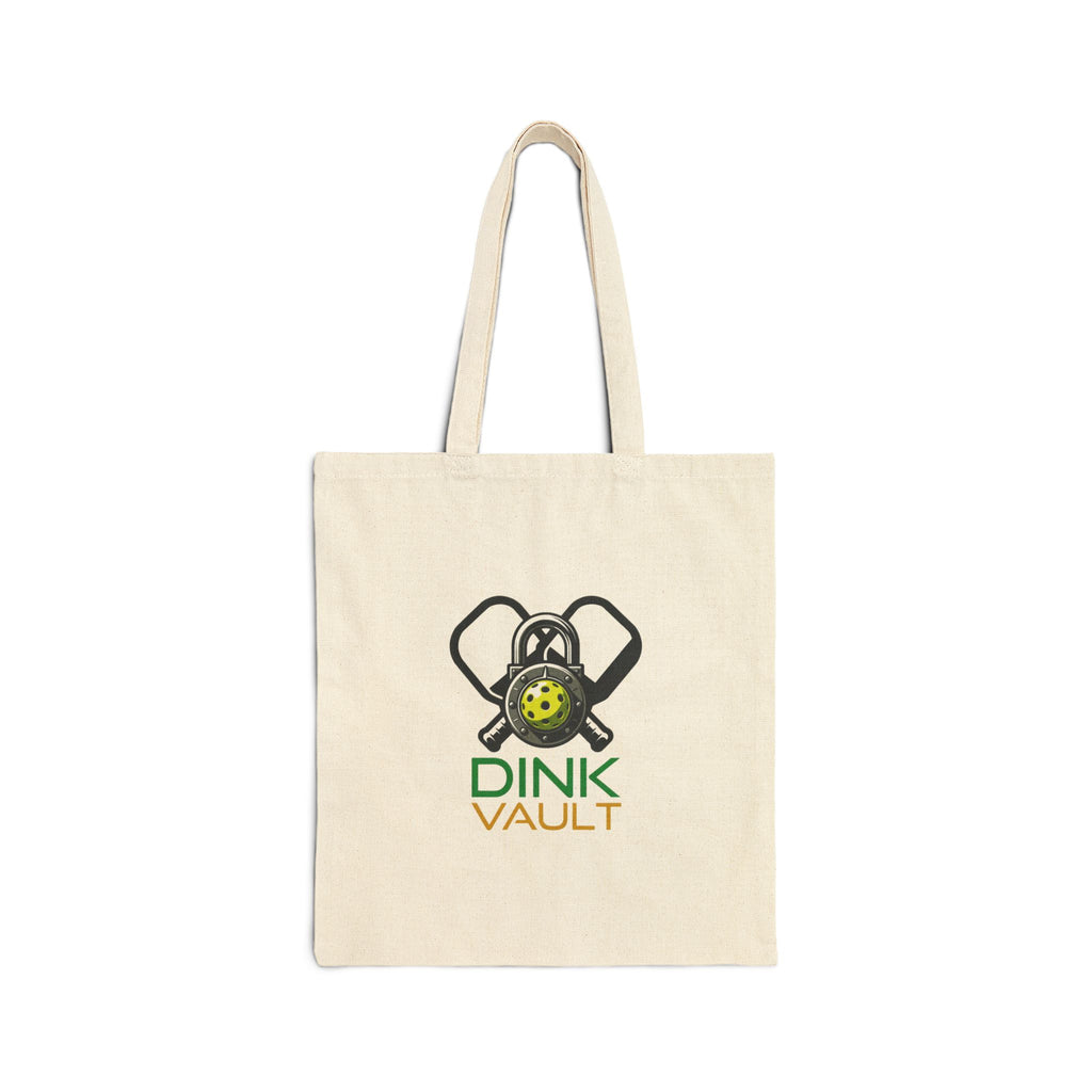 Dink Vault Cotton Tote Bag — "Eat Sleep Dink Repeat" Pickleball Gear Tote