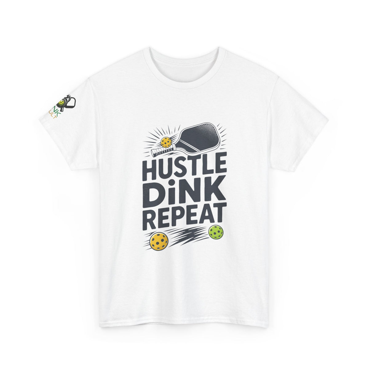 Hustle Dink Repeat Pickleball T‑Shirt