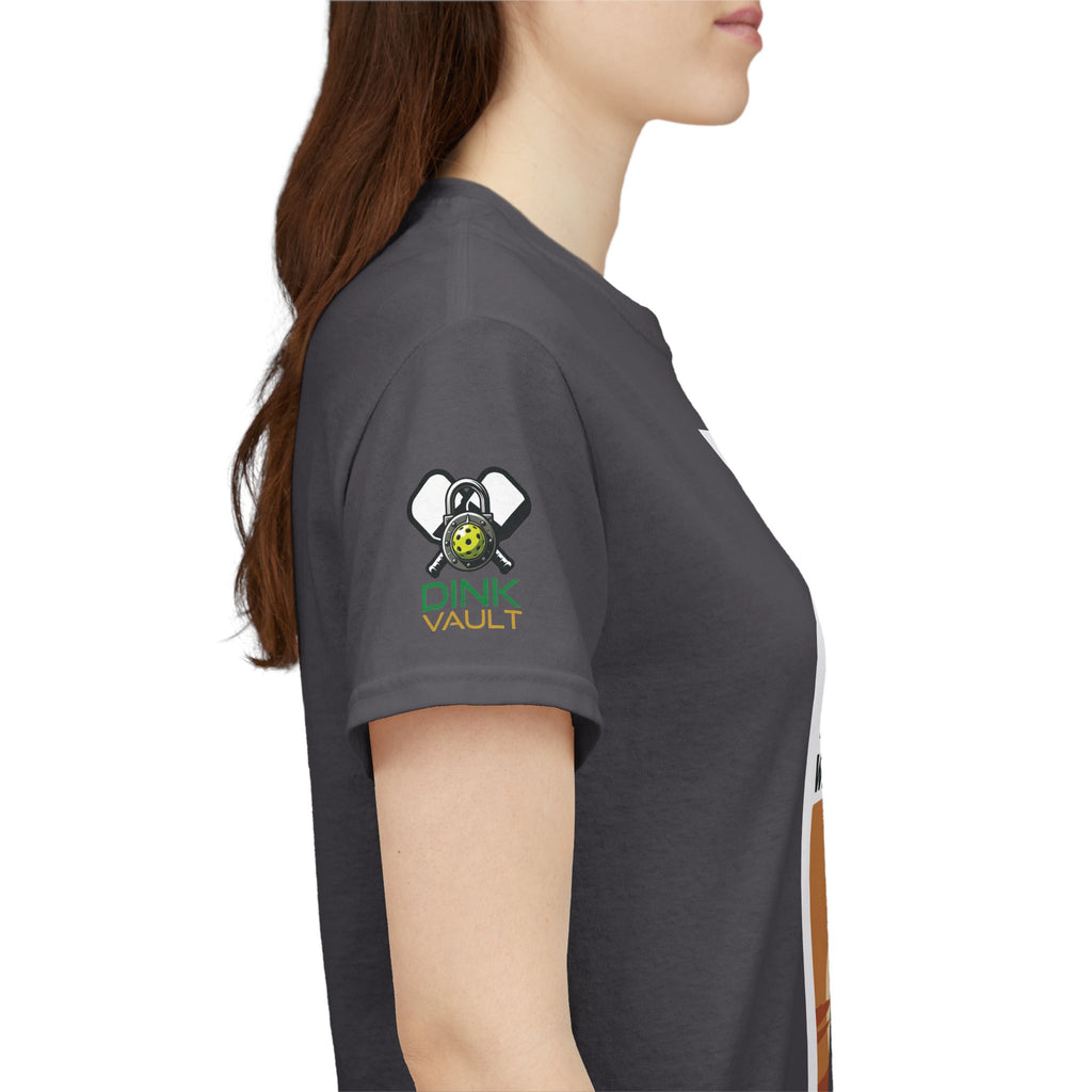 Pickleball T-Shirt - "Never Underestimate An Old Man With A Pickleball Paddle" Retro Sunset Tee