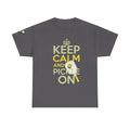 Keep Calm and Pickle On T-Shirt — Funny Pickleball Tee for Players & Fans