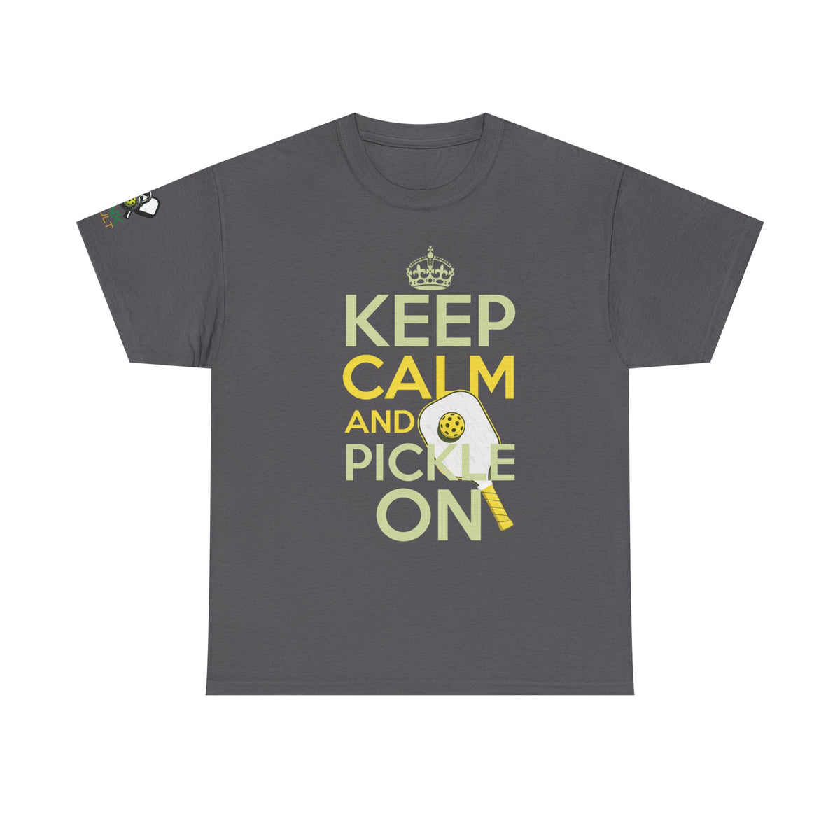 Keep Calm and Pickle On T-Shirt — Funny Pickleball Tee for Players & Fans