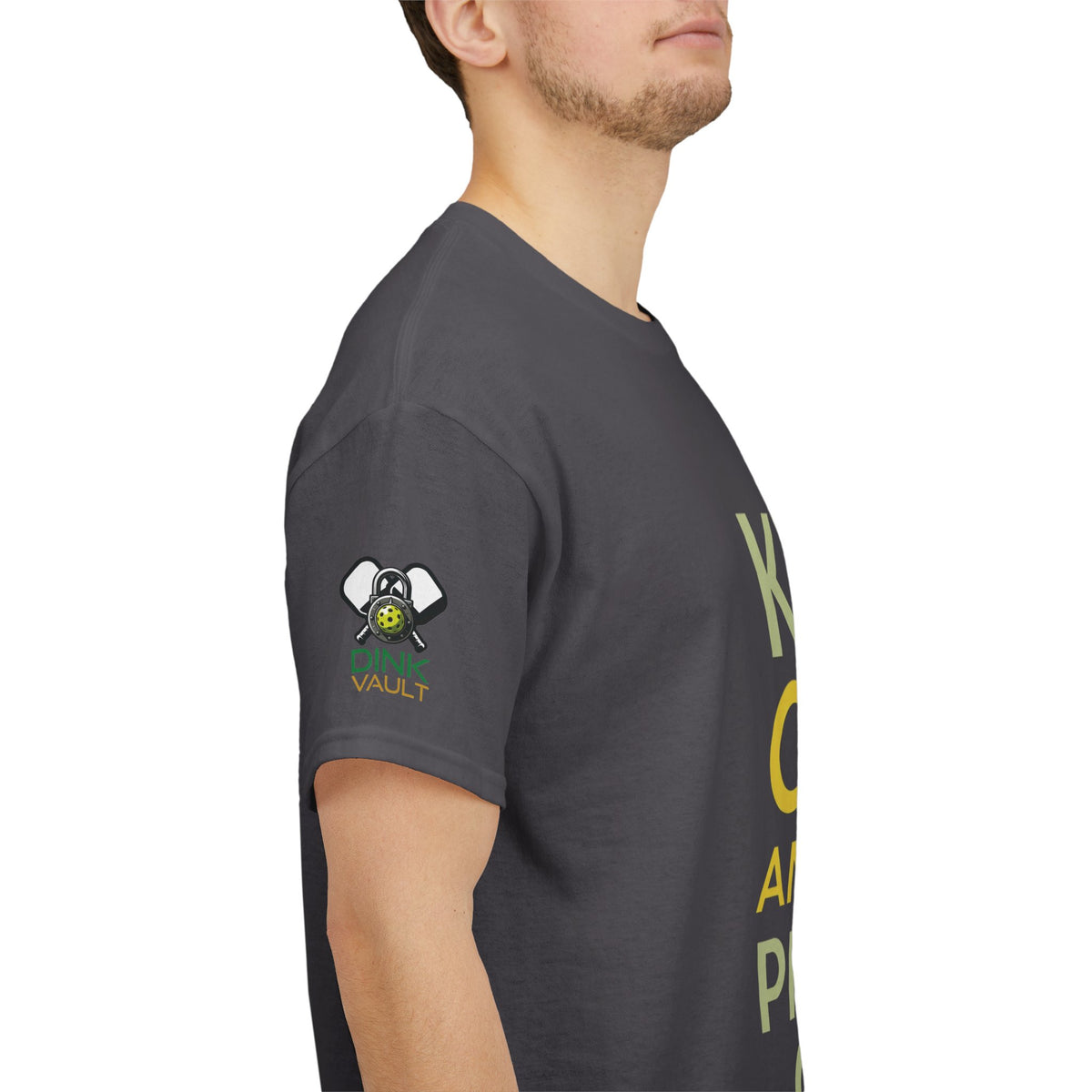 Keep Calm and Pickle On T-Shirt — Funny Pickleball Tee for Players & Fans