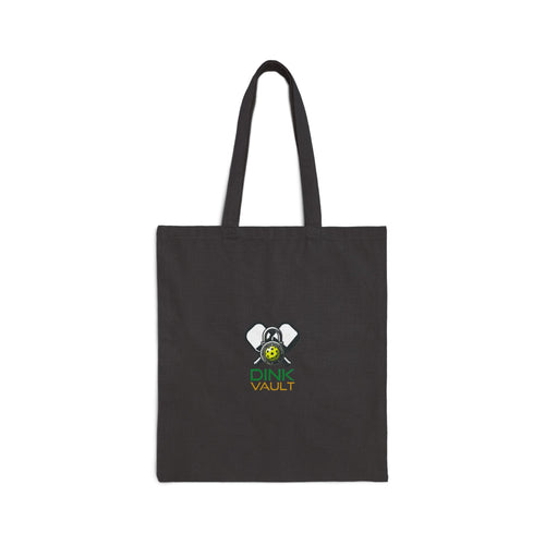 Big Dink Energy Tote Bag — Pickleball Graphic Cotton Canvas Shopper