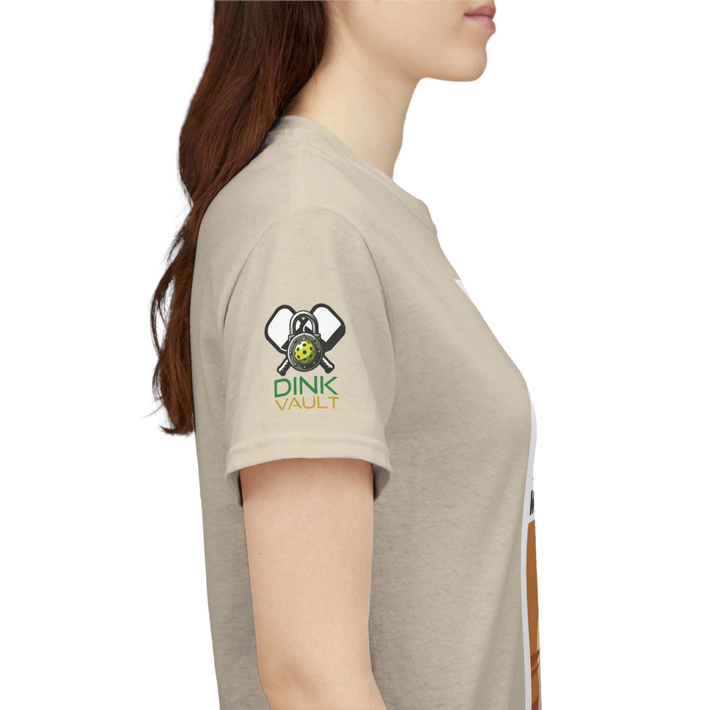 Pickleball T-Shirt - "Never Underestimate An Old Man With A Pickleball Paddle" Retro Sunset Tee