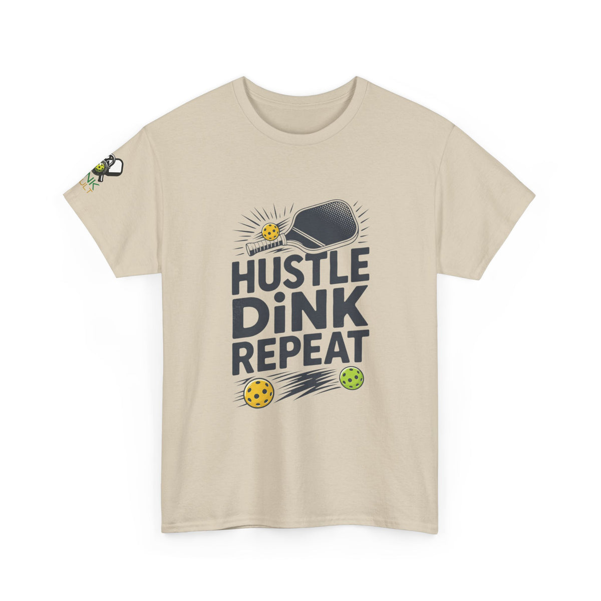 Hustle Dink Repeat Pickleball T‑Shirt